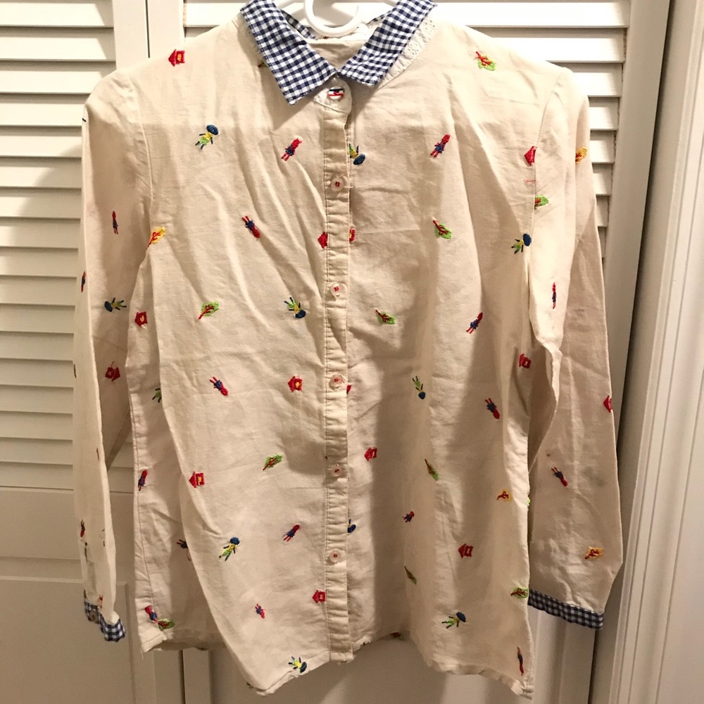 Embroidered Alien Shirt